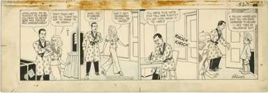 MARTIN BRANNER - WINNIE WINKLE DAILY STRIP 12-28-39