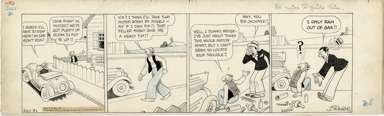MARTIN BRANNER - WINNIE WINKLE DAILY ORIG ART 7-31-35