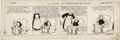 CAREY ORR - KERNEL COOTIE DAILY STRIP ORIG ART 5-9-21