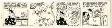FRANK HILL - SHORT RIBS DAILY ORIGINAL ART 9-17-79