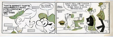 FRANK ROBERGE - MRS FITZ'S FLATS DAILY ORIG ART 3-25-69