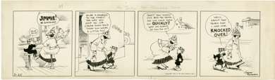 GENE BYRNES - REG'LAR FELLERS DAILY ORIG ART 5-25-23
