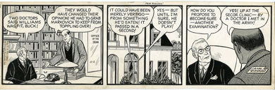 LANK LEONARD - MICKEY FINN DAILY STRIP ORIG ART 11-2