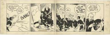 JOHN STRIEBEL - DIXIE DUGAN DAILY STRIP ORIG ART 5-5-31