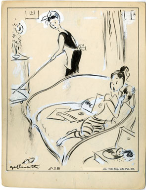 GALBRAITH - SIDE GLANCES DAILY ORIG ART - HOUSEWORK LP