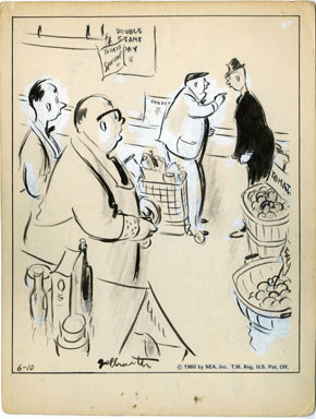 GALBRAITH - SIDE GLANCES DAILY ORIG ART - POLITICS