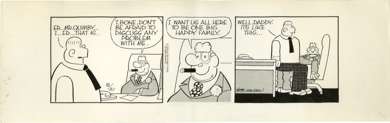 PETE HANSEN - LOLLY DAILY STRIP 8-21-75 ORIGINAL ART