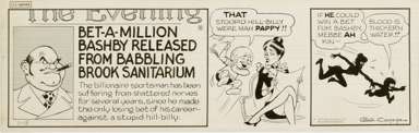 AL CAPP - LI'L ABNER DAILY COMIC STRIP ORIG ART 1-15-72