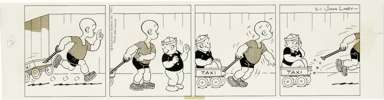 JOHN LINEY - HENRY DAILY  STRIP ORIGINAL ART 5-1-73
