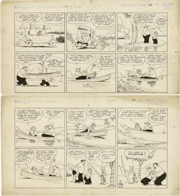 ARTHUR "POP" MOMAND -KEEPING UP w/ JONESES SUNDAY 1934