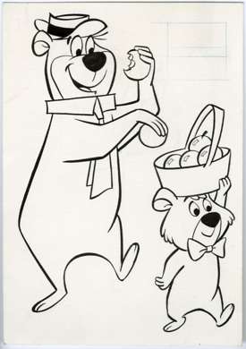 YOGI BEAR Cover Art for GOLDEN COMICS DIGEST #2 1969