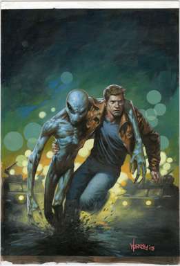 JIM MURRAY - Orig EXTREME EDITION #9 Cover Art - MACH1