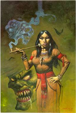 ALEX HORLEY - MUKTUK WOLFSBREATH #2 COVER PAINTED ART