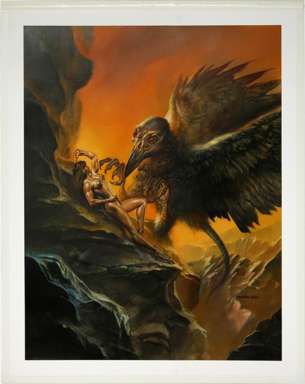 BORIS VALLEJO - CONDOR-CHUQUI ORIGINAL PAINTED ART