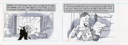 AL JAFFEE - MAD #206 PAY RAISE / WALLET RETURN ORIG ART