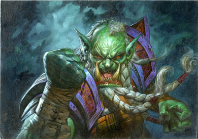 GREG STAPLES - RADAK DOOMBRINGER ORIGINAL PAINTED ART