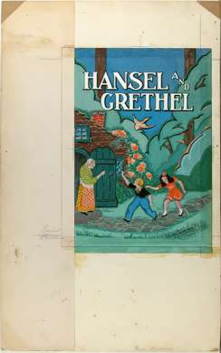 ALMA RICE Orig HANSEL...COVER ART McLOUGHLIN BROS. 1943