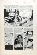 GENE FAWCETTE - Orig 4-pg Story Art SCUBA DIVING STORY