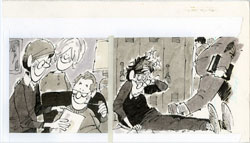 PAUL COKER JR. - MAD #231 SCREWING UP CURVE ORIG ART