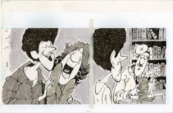 PAUL COKER JR. - MAD #231 PICKING UP CHICKS ORIG ART