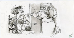 HARRY NORTH - MAD #306 MACRAME / BOXING GLOVES ORIG ART