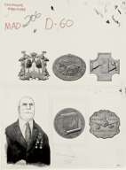 AL JAFFEE - MAD #206 MAD MEDALS: CORP. EXECS ORIG ART