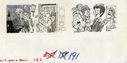 BOB JONES - MAD #191 STEWARDESS / PUNCTUALITY ORIG ART