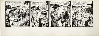 TOM/CHUCK McKIMSON - ROY ROGERS DAILY ORIG ART  7-14-50