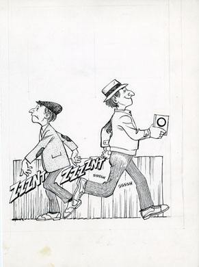 BOB CLARKE - MAD #261 CORDUROY NOISE SUPPRESSOR ART