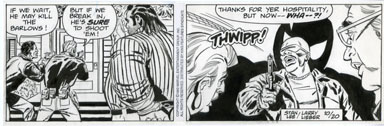 LARRY LIEBER - SPIDER-MAN DAILY ART 10-20-93 HALF-TON
