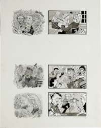 BOB JONES - MAD #308 CONSUMER FANTASY PAGE 1 ORIG ART