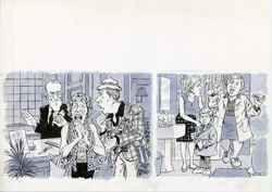 ANGELO TORRES - MAD #230 AMERICAN EXPRESS ORIG ART AIM