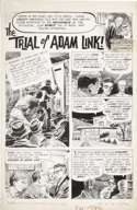 JOE ORLANDO - CREEPY #4 CMPLT 7-PG ADAM LINK STORY ART