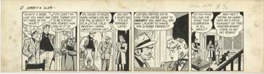 RAEBURN VAN BUREN - ABBIE & SLATS DAILY ORIG ART 4-1-46