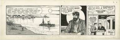 RAEBURN VAN BUREN -ABBIE & SLATS DAILY 4-03-70 ORIG ART