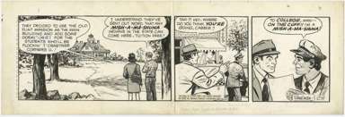 RAEBURN VAN BUREN - ABBIE & SLATS DAILY ORIG ART 5-6-70