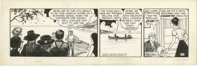 RAEBURN VAN BUREN - ABBIE & SLATS DAILY ART 8-27-70