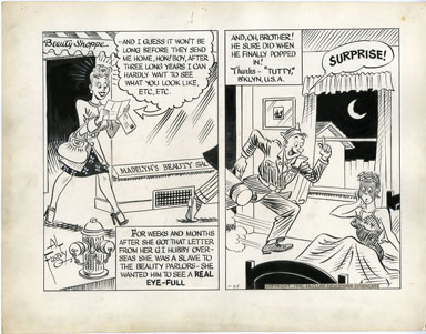 AL FAGALY - OUGHTA BE A LAW DAILY ORIG ART BEAUTY SHOP