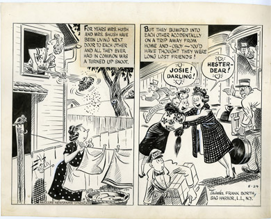 AL FAGALY - OUGHTA BE A LAW DAILY ORIG ART - NEIGHBORS