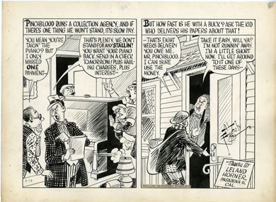 AL FAGALY -OUGHTA BE A LAW DAILY ORIG ART / COLLECTOR