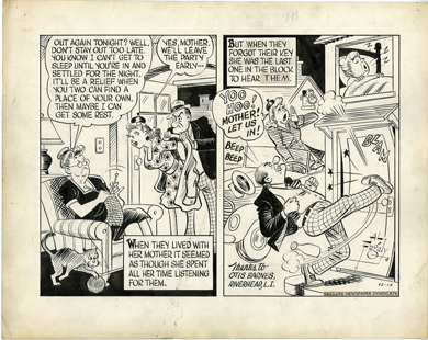 AL FAGALY -OUGHTA BE A LAW DAILY ORIG ART/MOTHER-IN-LAW