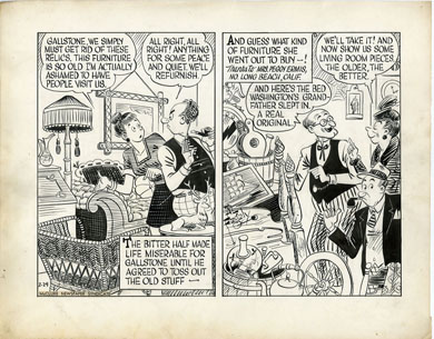 AL FAGALY -OUGHTA BE A LAW DAILY ORIG ART - ANTIQUES