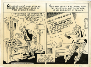 AL FAGALY - OUGHTA BE A LAW DAILY ORIG ART - INCOME TAX