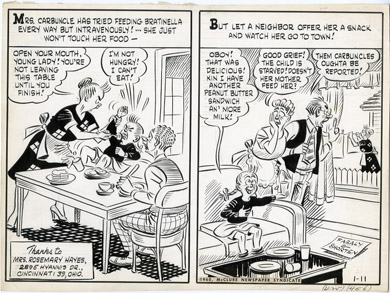 AL FAGALY - OUGHTA BE A LAW DAILY ORIG ART - WON'T EAT