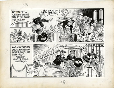 AL FAGALY - OUGHTA BE A LAW DAILY ORIG ART  NON-P.C.