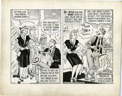 AL FAGALY -OUGHTA BE A LAW DAILY ORIG ART URGE TO KILL