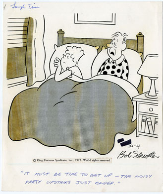 BOB SCHROETER - LAUGH TIME 10-4-73 ORIGINAL ART