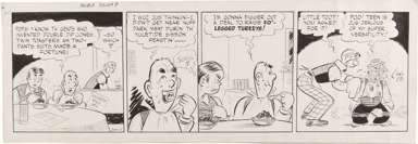 CARL ED - HAROLD TEEN DAILY STRIP ORIGINAL ART 1-10-53