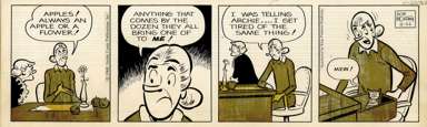 BOB MONTANA - ARCHIE DAILY STRIP ORIGINAL ART 11-22-68