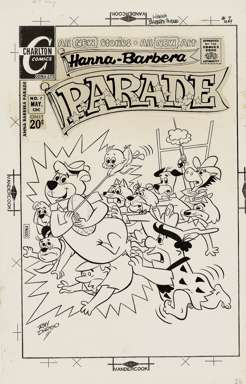 RAY DIRGO - HANNA-BARBERA PARADE #7 COVER ORIGINAL ART